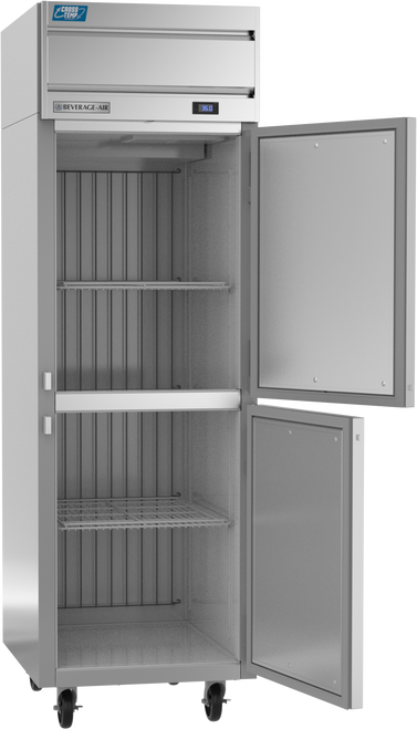 CT1HC-1HS | Cross Temp Series Half Solid Door Reach-In Refrigerator/Freezer