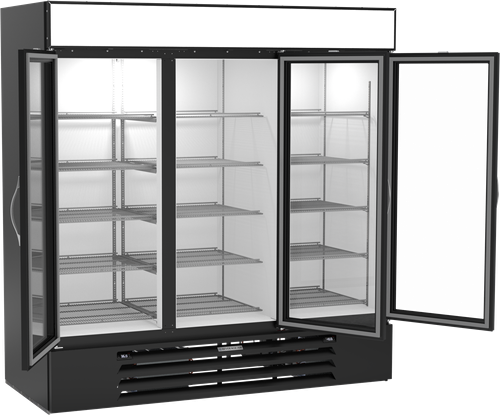 MMRF72HC-1-C-BW | MarketMax Dual-Temp Refrigerator/Freezer in Black