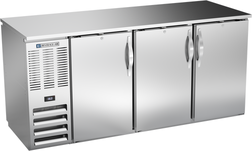 BBN72HC-F-PT-S | 72" Narrow Depth Solid Doors Food Rated Pass-thru Back Bar in Stainless Steel BBN72HC-F-PT-S | 72" Narrow Depth Solid Doors Food Rated Pass-thru Back Bar in Stainless Steel