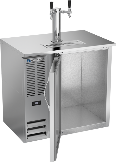 DDN36HC-S | 36" Narrow Depth Direct Draw Dispenser in Stainless Steel