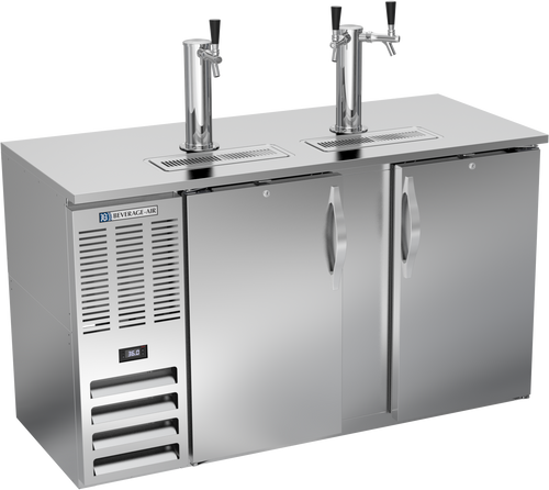 DDN58HC-S | 58" Narrow Depth Direct Draw Dispenser in Stainless Steel