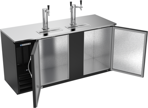 DDN68HC-B | 68" Narrow Depth Direct Draw Dispenser in Black