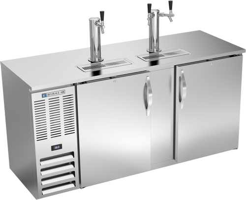 DDN68HC-S | 68" Narrow Depth Direct Draw Dispenser in Stainless Steel