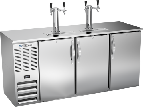 DDN72HC-S | 72" Narrow Depth Direct Draw Dispenser in Stainless Steel