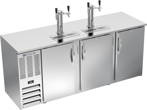 DDN78HC-S | 78" Narrow Depth Direct Draw Dispenser in Stainless Steel