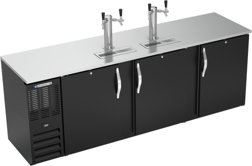 DDN94HC-B | 94" Narrow Depth Direct Draw Dispenser in Black