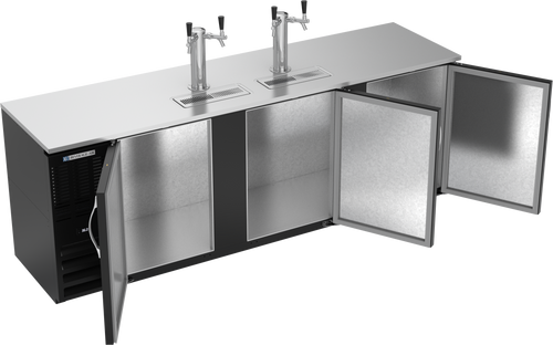 DDN94HC-B | 94" Narrow Depth Direct Draw Dispenser in Black