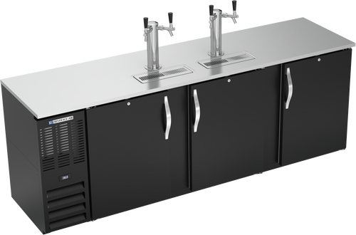 DDN94HC-B | 94" Narrow Depth Direct Draw Dispenser in Black