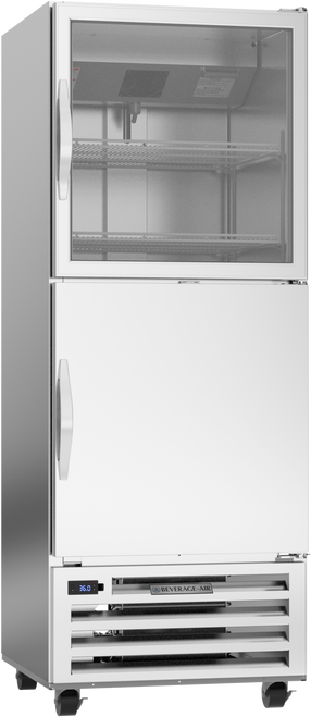 RI18HC-HGS | RI Series Half Glass Half Solid Reach-In Refrigerator