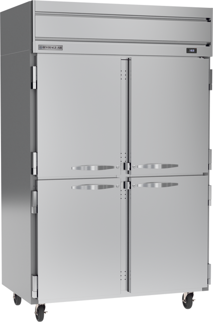 HF2HC-1HS | Horizon Top Mount Half Solid Double Door Reach-In Freezer