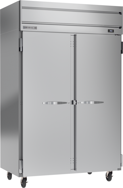 HRS2HC-1S | Horizon Top Mount Solid Double Door Reach-In Refrigerator