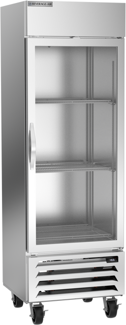 HBF19HC-1-G | Horizon Bottom Mount Glass Door Reach-In Freezer