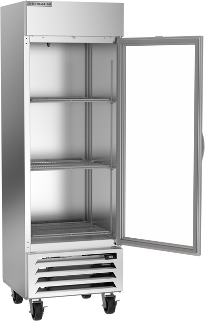 HBF19HC-1-G | Horizon Bottom Mount Glass Door Reach-In Freezer