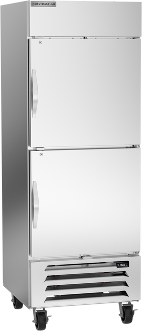 HBR27HC-1-HS | Horizon Bottom Mount Half Solid Door Reach-In Refrigerator