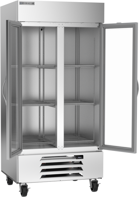 HBR35HC-1-G | Horizon Bottom Mount Glass Door Reach-In Refrigerator