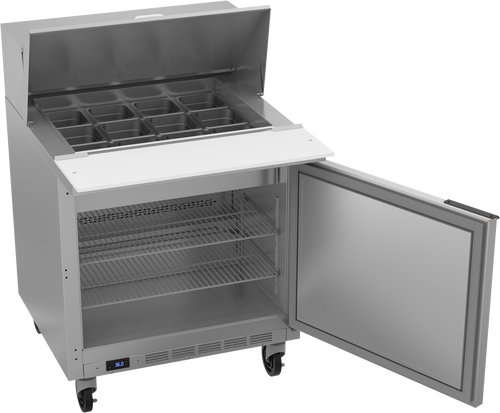 SPE32HC-12M | 32" Sandwich Prep Table One Door Mega Top