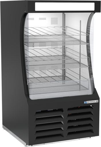 BZ13HC-B-Breeze-Open-Air-Merchandiser-in-Black