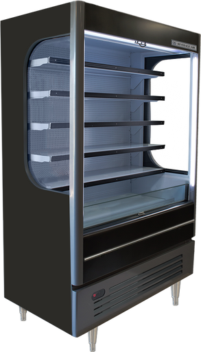VMHC-18-1-B | VueMax Open-Air Merchandiser in Black | Beverage-Air