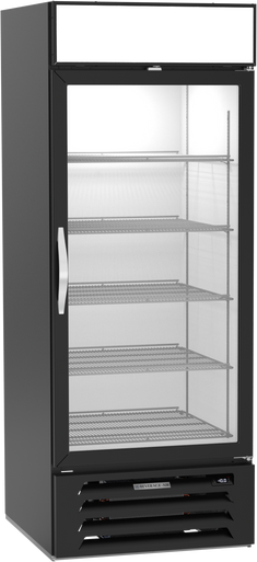 MMF27HC-1-B | MarketMax Glass Door Merchandiser Freezer in Black
