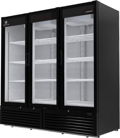 MT72-1B | Marketeer Glass Door Merchandiser in Black | Beverage-Air