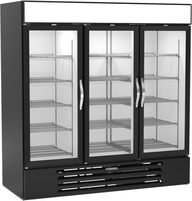 MMRF72HC-1-B-BW | MarketMax Dual-Temp Refrigerator/Freezer in