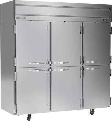 HRS3HC-1HS | Horizon Top Mount Half Solid Triple Door Reach-In
