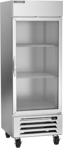 HBR27HC-1-G | Horizon Bottom Mount Glass Door Reach-In