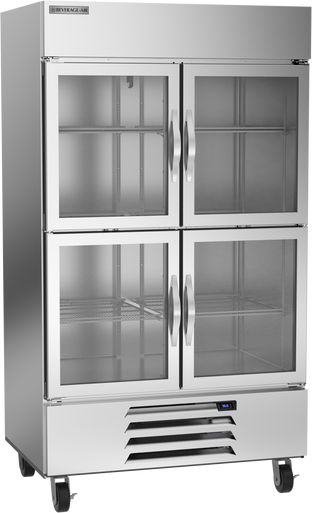 HBR44HC-1-HG | Horizon Bottom Mount Half Glass Door Reach-In