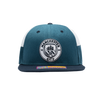Manchester City 'Mondrian' Adjustable Snapback Hat - Navy Blue