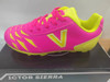 Bulk 12 Pairs Size 8C- Victor Sierra Kids Cattura MD Jr Soccer Shoes Pink-Yellow