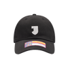 Juventus 'Casuals' Adjustable Classic Style Soccer Hat - Black