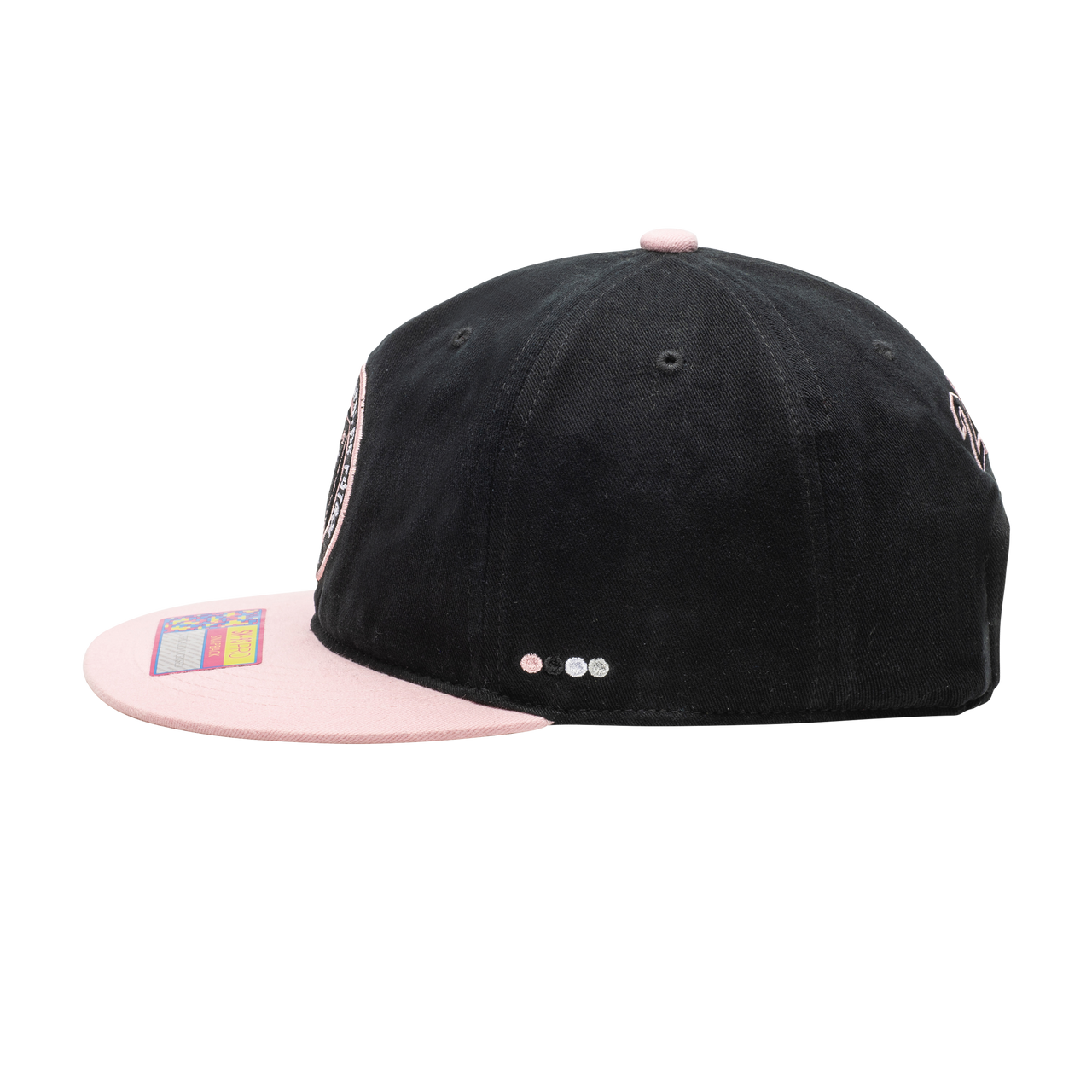 Inter Miami CF 'Swingman' Snapback Hat by Fan Ink - Black/Pink MLS