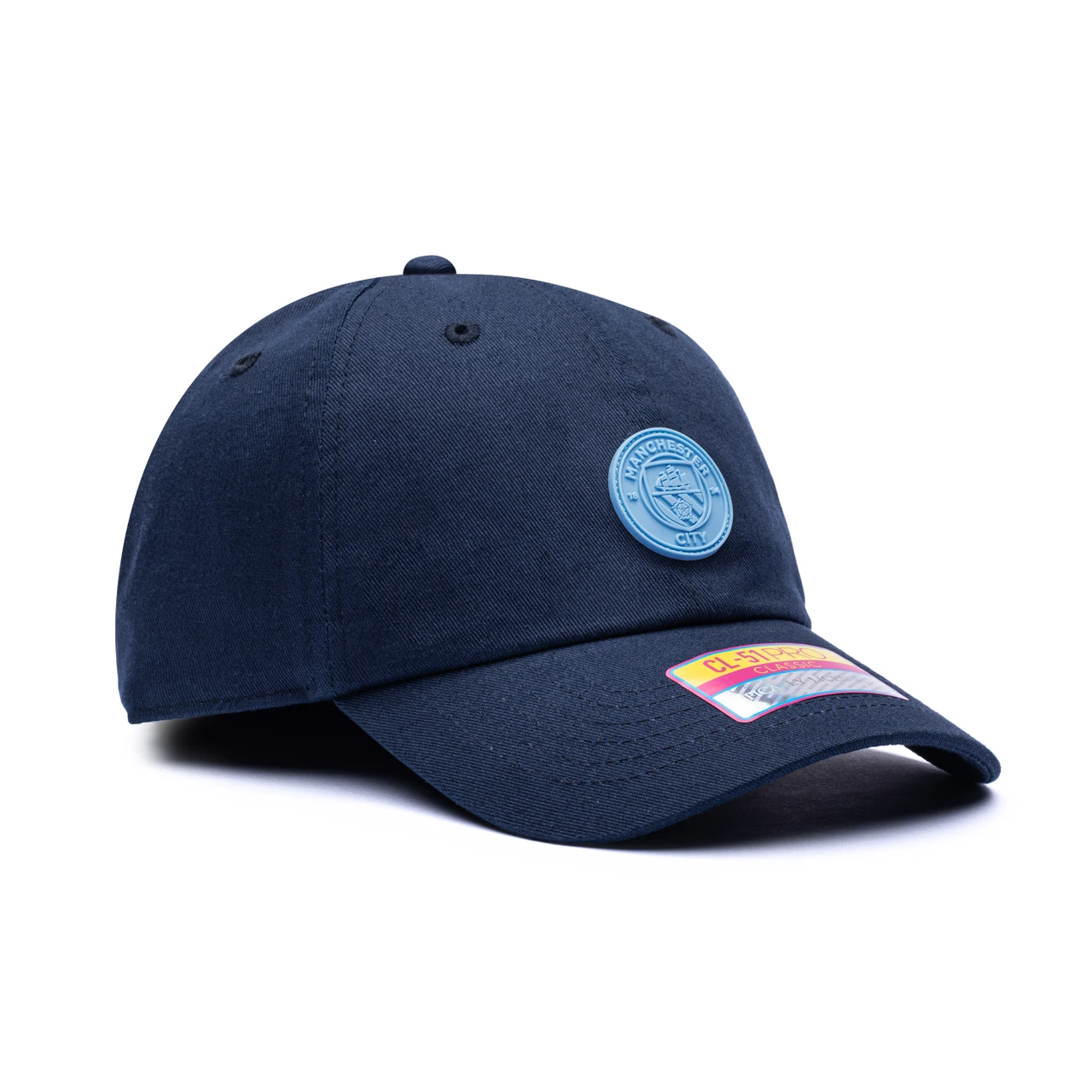 Manchester City 'Casuals' Adjustable Classic Style Soccer Hat - Blue - Bulk 6 Hats