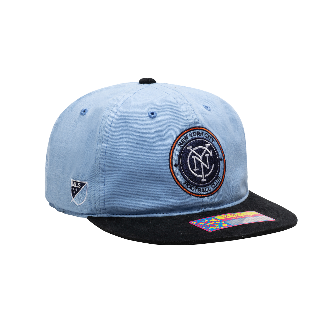 New York City FC 'Swingman' Snapback Hat by Fan Ink - Blue/Black MLS