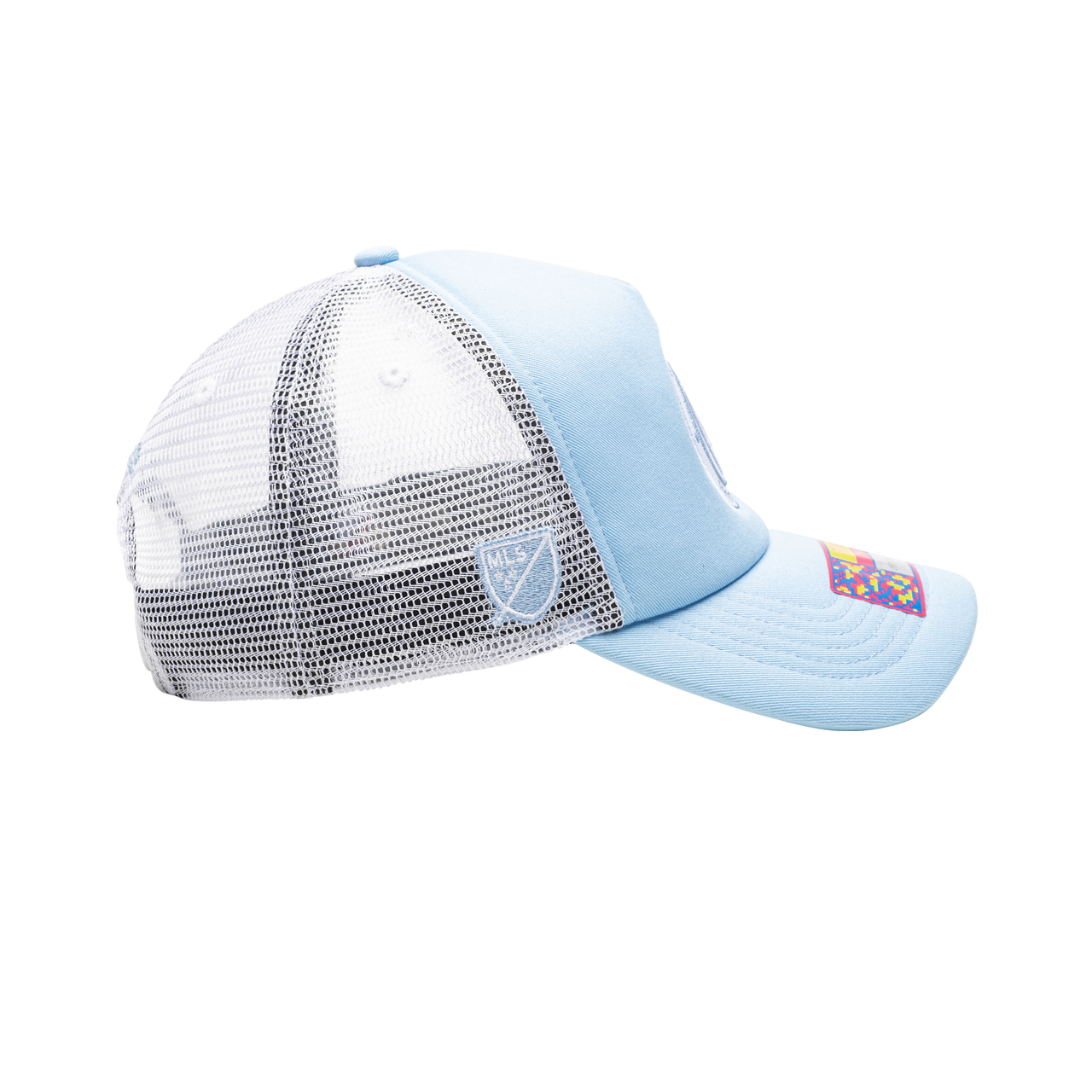 Bulk Sale 3 Hats - NYCFC 'Fog' Trucker Style Snapback Hat - Gray/White