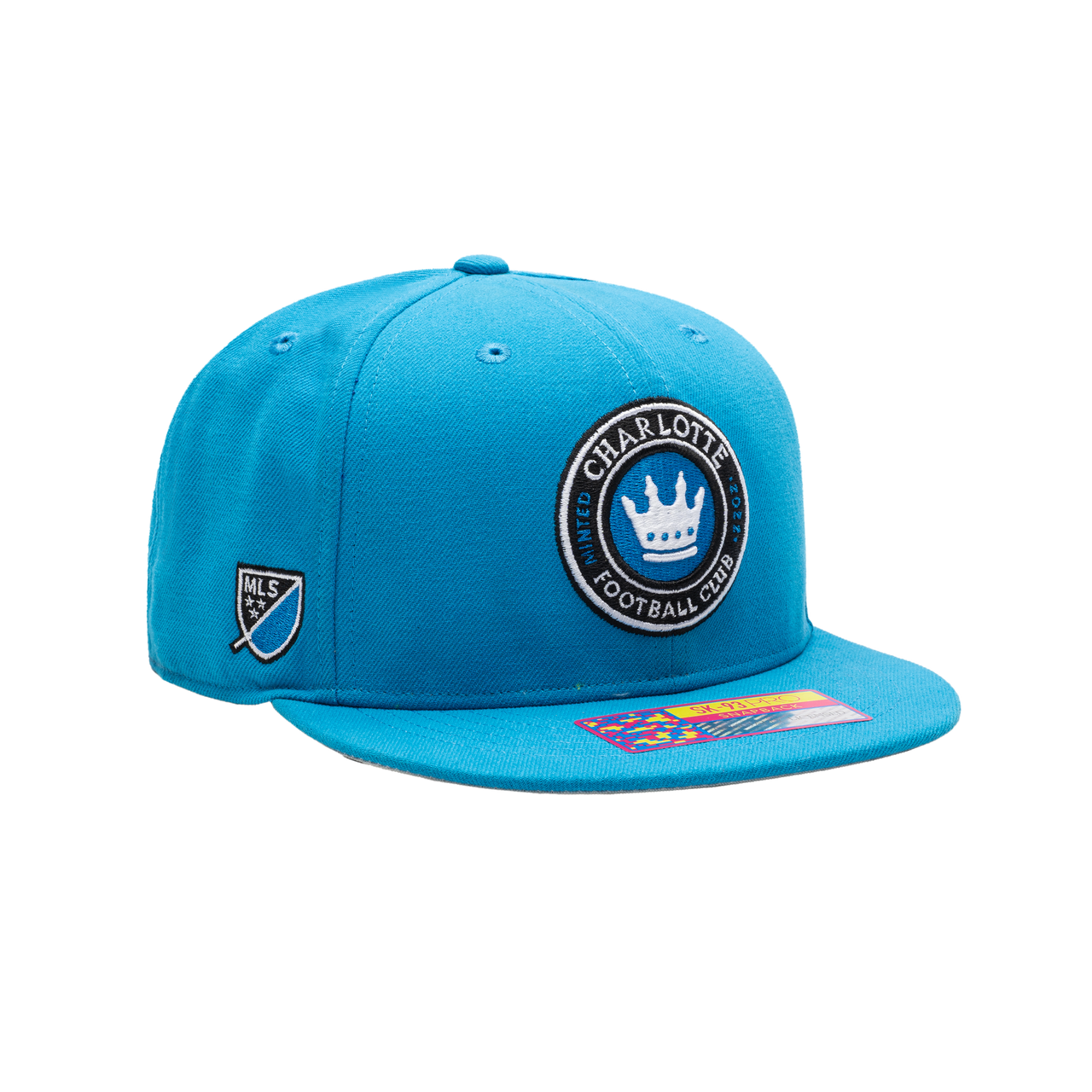 Charlotte FC Dawn Snapback Hat - Columbia Blue
