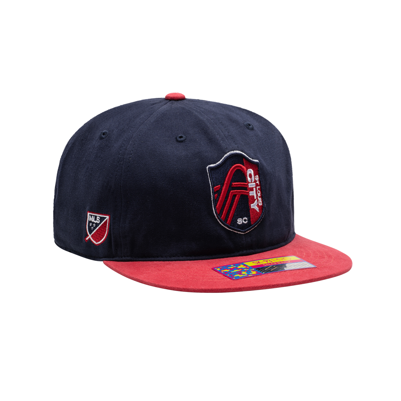 Bulk Sale 3 Hats St. Louis CITY SC 'Swingman' Snapback Hat - Navy/Red MLS