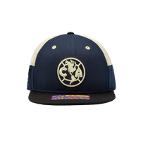 Club America 'Mondrian' Adjustable Snapback Hat - Navy Blue