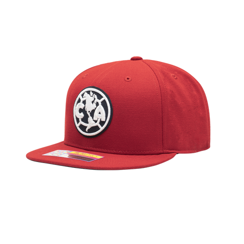 Club America 'Crayon' Adjustable Snapback Soccer Hat - Scarlett