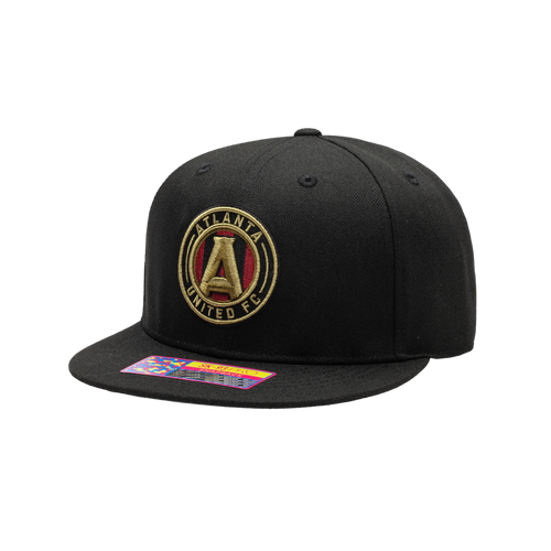 Atlanta United 'Dawn' Adjustable Snapback Hat by Fan Ink - Black