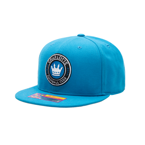 Charlotte FC 'Dawn' Adjustable Snapback Hat by Fan Ink - Columbia Blue MLS