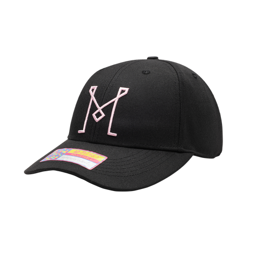 Inter Miami CF 'Standard' Adjustable Hat by Fan Ink - Black