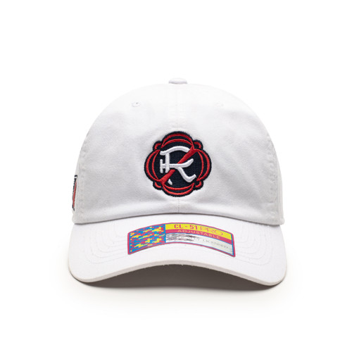 New England Revolution 'Bambo' Classic Adjustable Hat/Cap by Fan Ink - White MLS New England Revolution 'Bambo' Classic Adjustable Hat/Cap by Fan Ink - White MLS