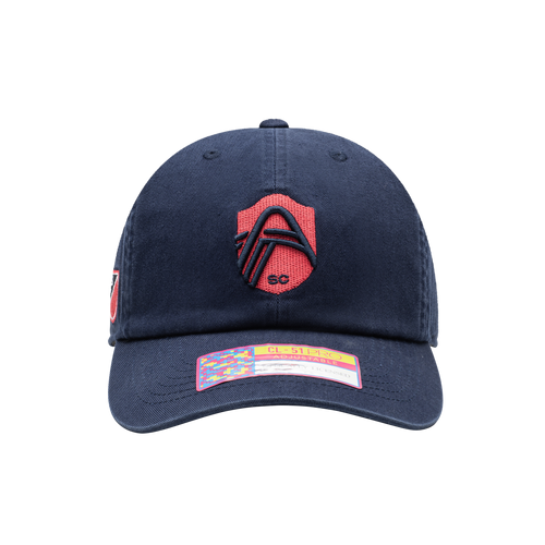 St. Louis CITY SC  'Bambo' Classic Adjustable Hat/Cap by Fan Ink - Navy St. Louis CITY SC  'Bambo' Classic Adjustable Hat/Cap by Fan Ink - Navy