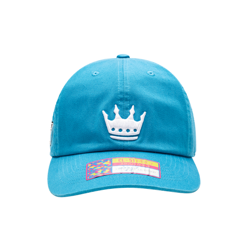 Charlotte FC 'Bambo' Classic Adjustable Hat/Cap by Fan Ink - Blue MLS Charlotte FC 'Bambo' Classic Adjustable Hat/Cap by Fan Ink - Blue MLS
