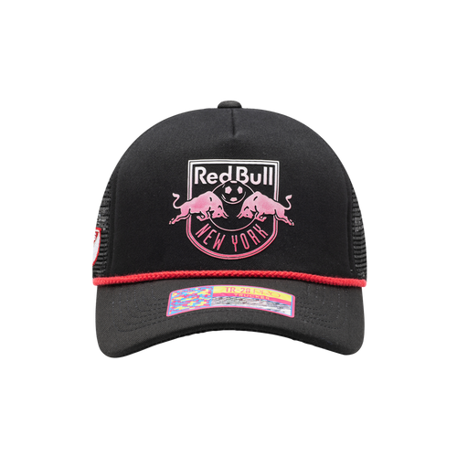 New York Red Bulls 'Atmosphere Trucker' Snapback Hat by Fan Ink - Black- MLS New York Red Bulls 'Atmosphere Trucker' Snapback Hat by Fan Ink - Black- MLS