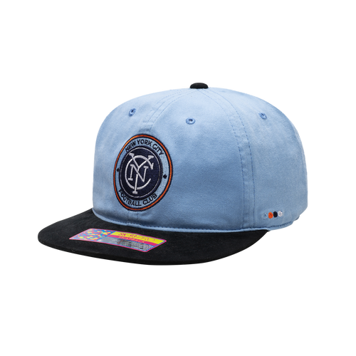 New York City FC 'Swingman' Snapback Hat by Fan Ink - Blue/Black MLS