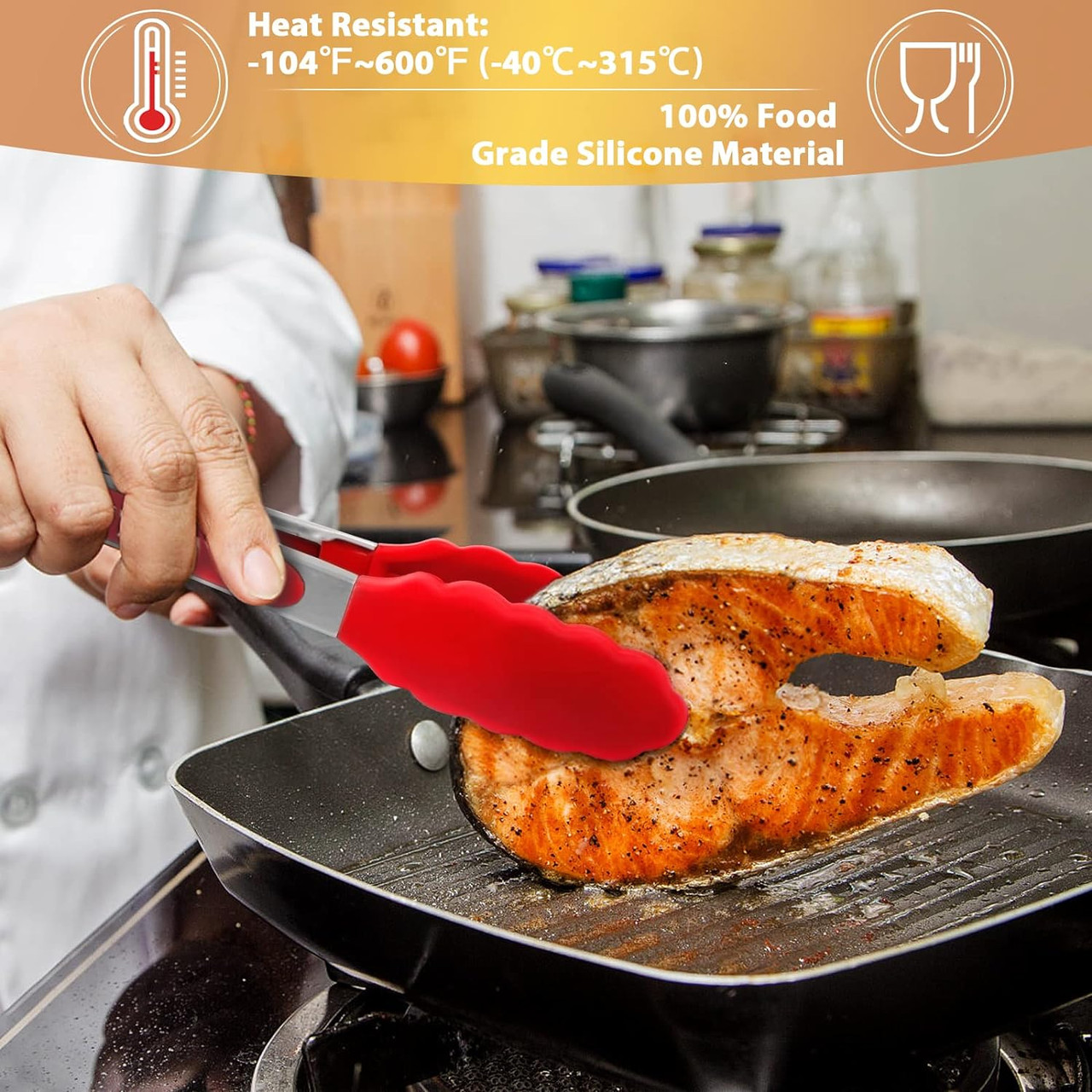 Core Kitchen Silicone Tongs