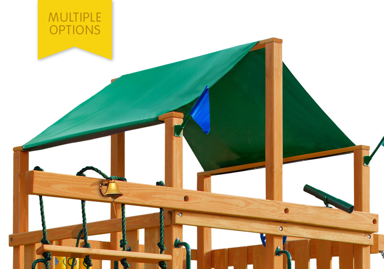 Replacement Canopy For Royal Palace Royal Palace Space Saver Royal Crusoe S Treehouse Lower Level Swing Set Accessories And Wood Playsets