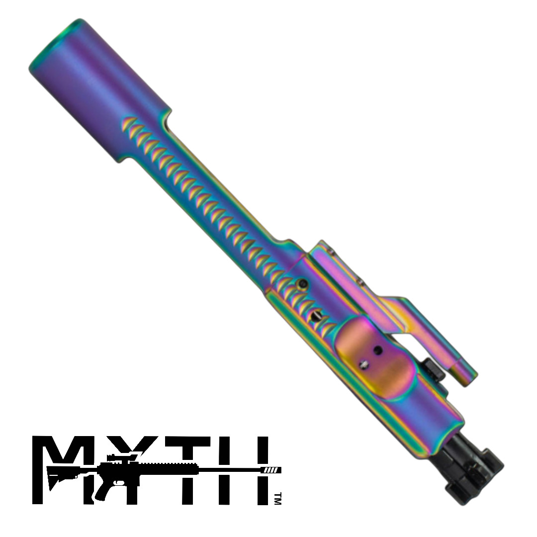 PREMIUM Rainbow PVD Coated Bolt Carrier Group M16 | Myth Ind